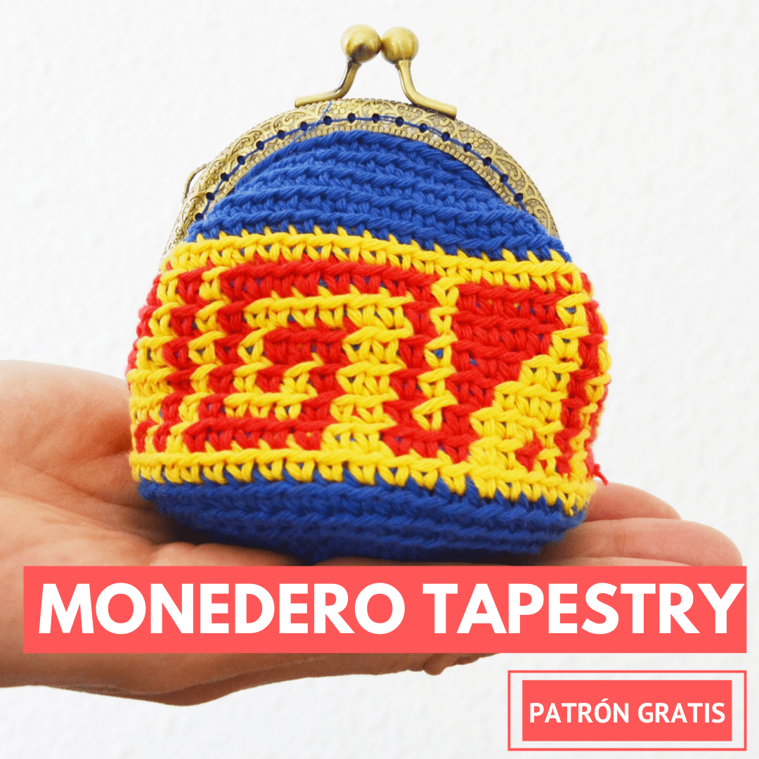 Asimilar trabajo duro entre Monedero con Tapestry Crochet con patrón gratis y video tutorial