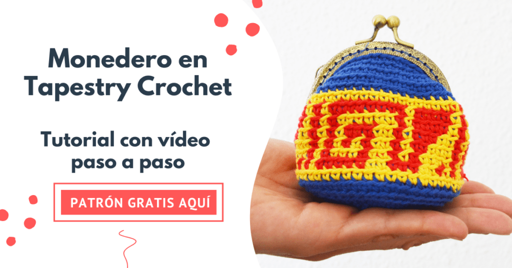 cómo tejer un monedero con boquilla en crochet