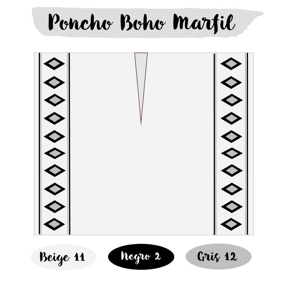 poncho boho