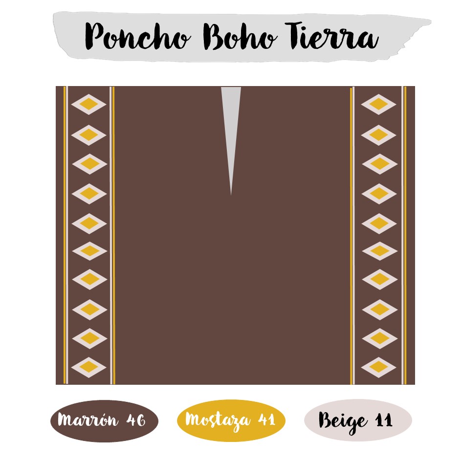 poncho boho