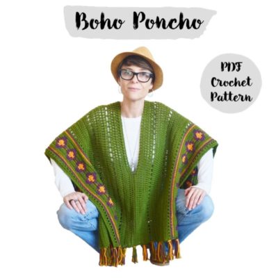 poncho boho