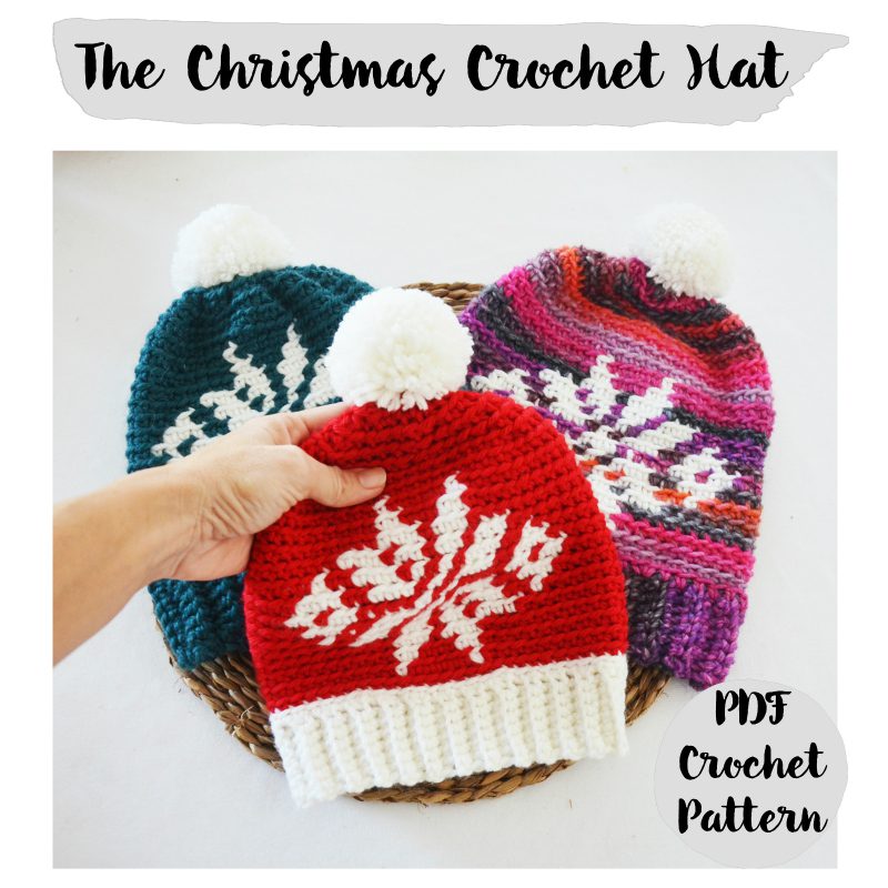Gorro de Navidad a Crochet paso a paso - Blog de Ganchillo