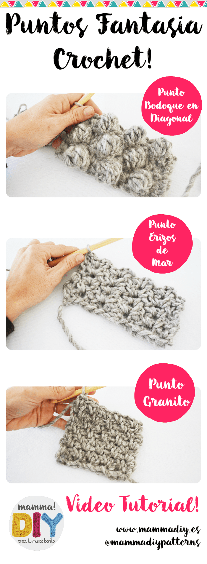 punto fantasia crochet mamma do it yourself