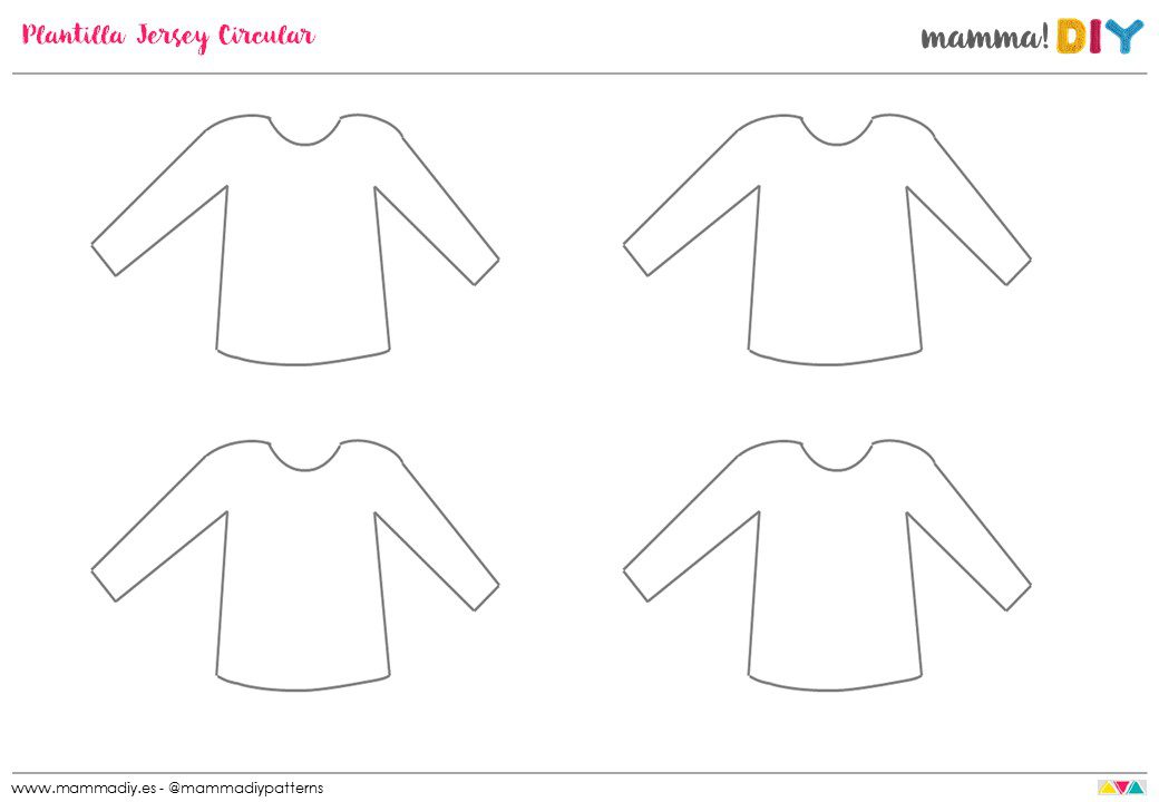 plantilla para diseñar un jersey crochet circular mamma do it yourself