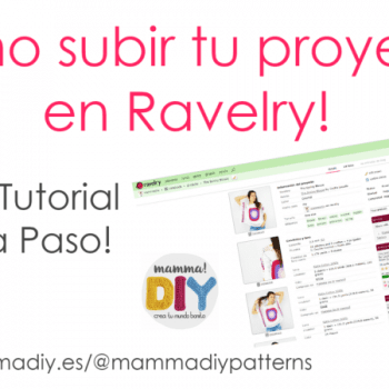 cómo subir un proyecto en Ravelry mammadiypatterns