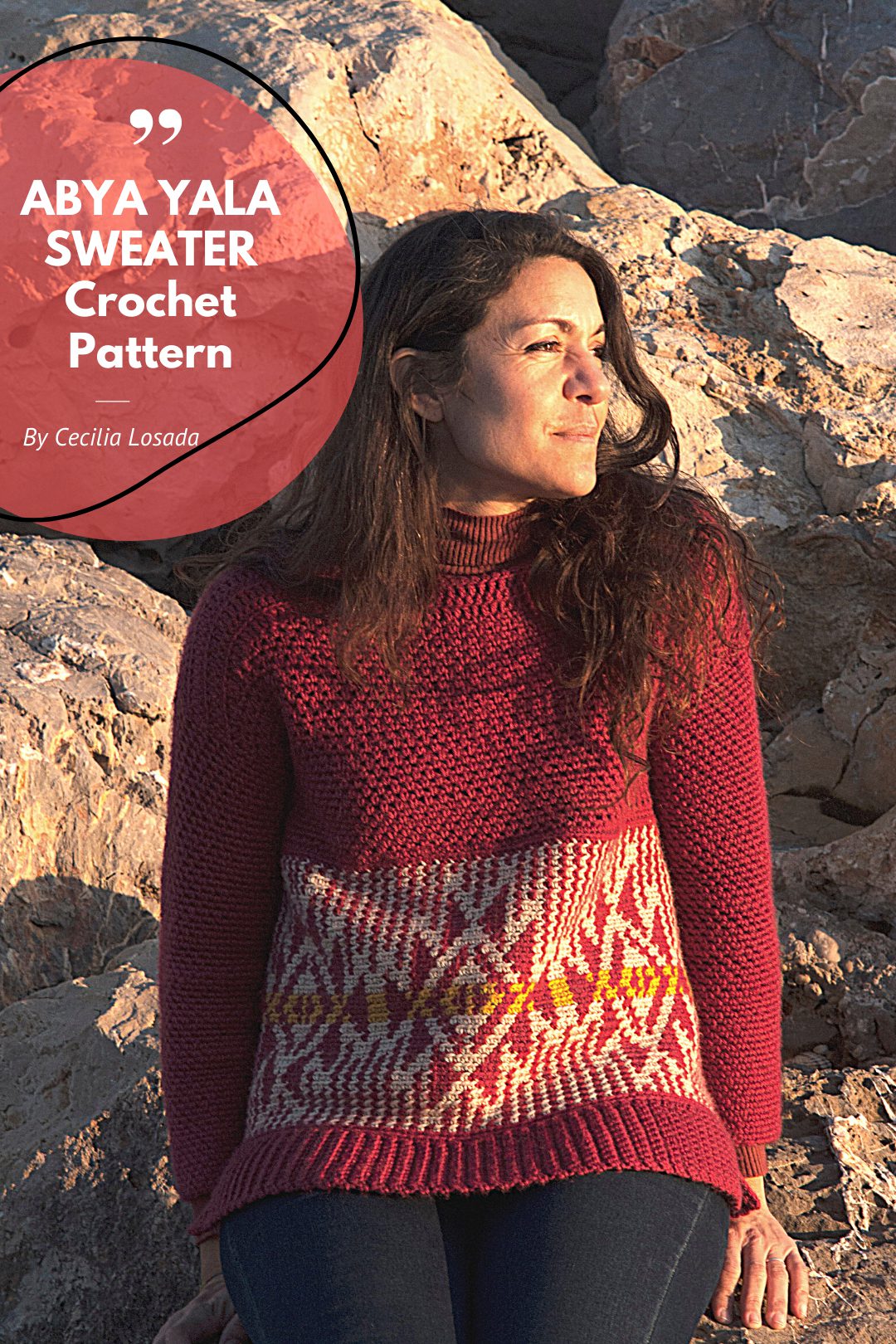 pullover mujer tapestry crochet