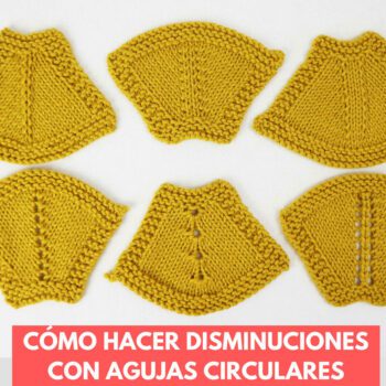 disminuciones con agujas circulares