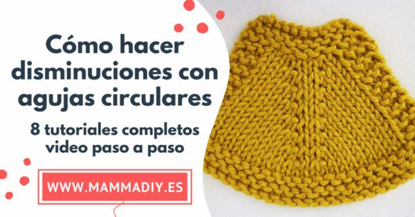 disminuciones con agujas circulares