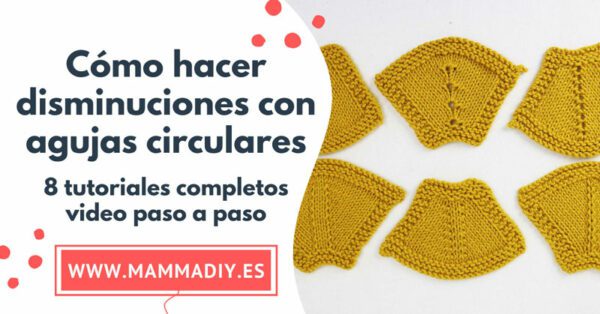 disminuciones con agujas circulares