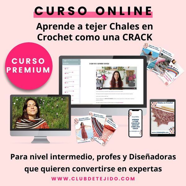 Construcción de Chales en Crochet Curso Online