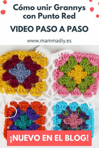 cómo coser granny squares