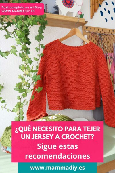 jersey a crochet sin costuras