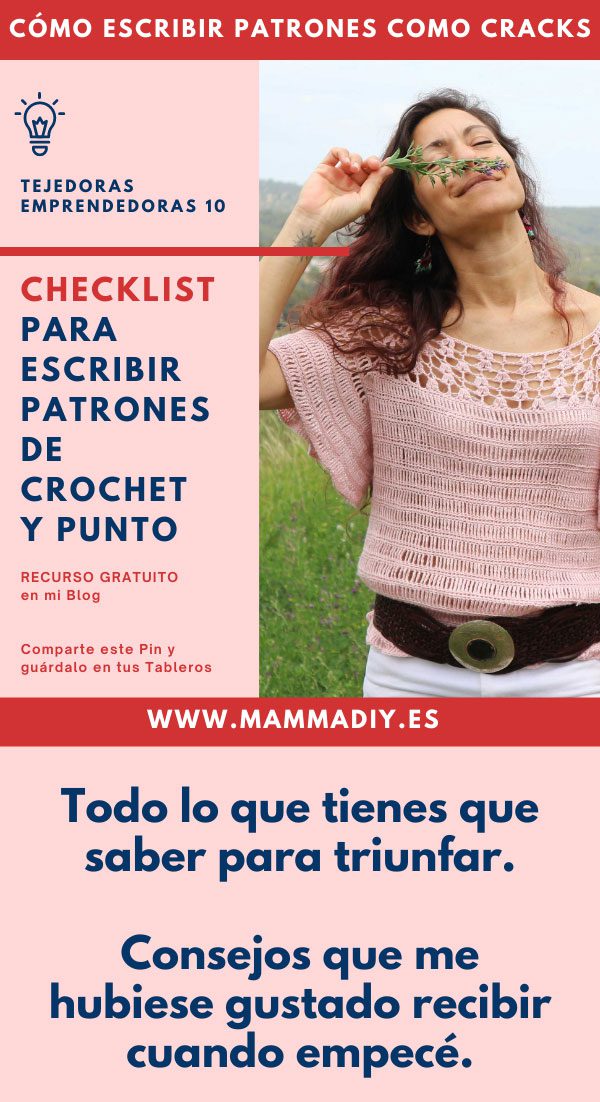 aprende a escribir patrones de crochet y punto