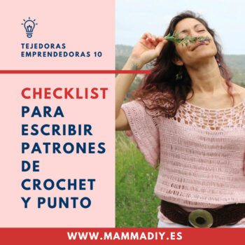 como escribir patrones de crochet y punto