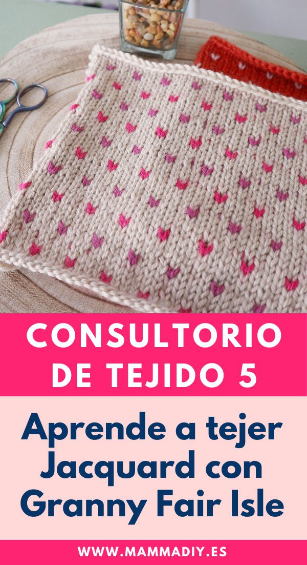 fair isle con punto jacquard