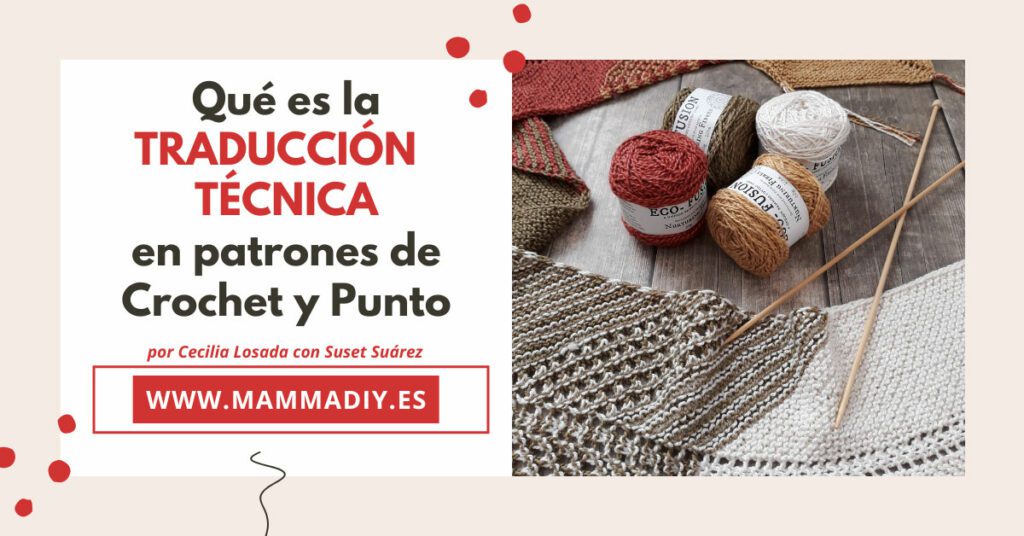 traducción técnica patrones crochet y punto