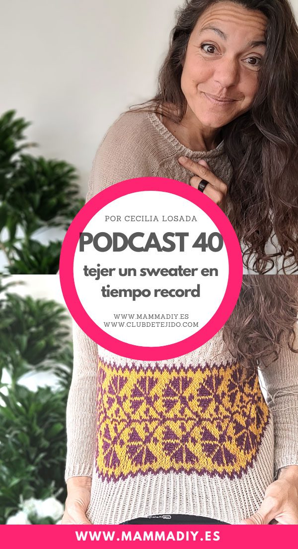 sweater colorwork agujas circulares