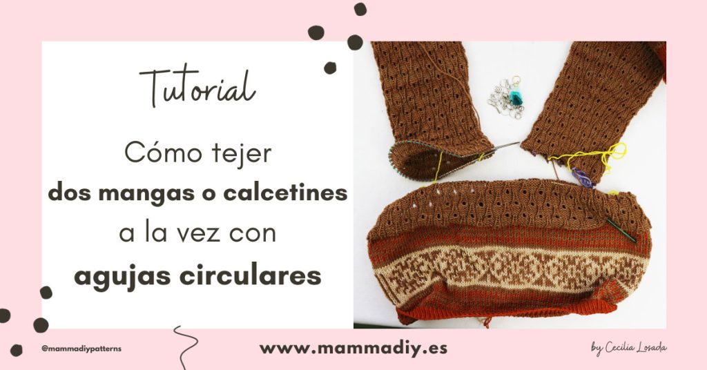 tejer calcetines agujas circulares