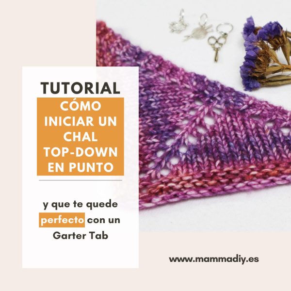 tutorial como iniciar un chal top down en punto garter tab