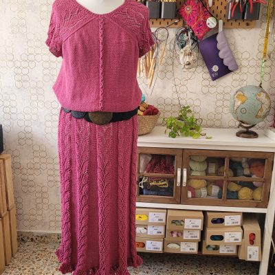 knitting and crochet podcast + social media tips + botanical lace knitting