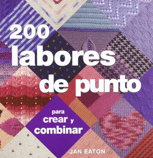 granny square en punto a dos agujas libro