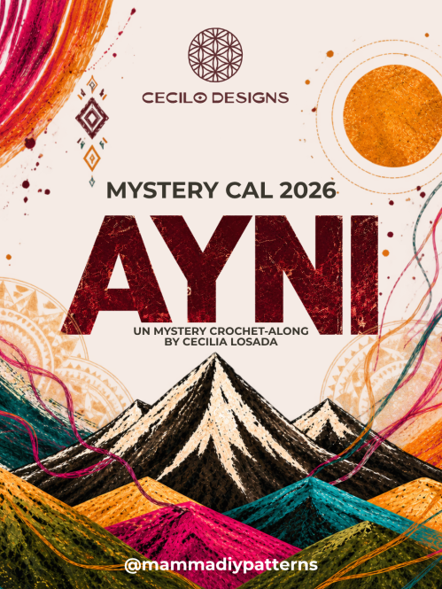 AYNI MYSTERY CAL 2026 CROCHET PATTERN BY CECILIA LOSADA