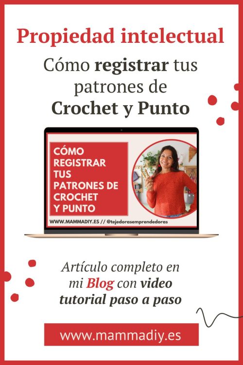 propiedad intelectual registro de patrones de crochet y punto