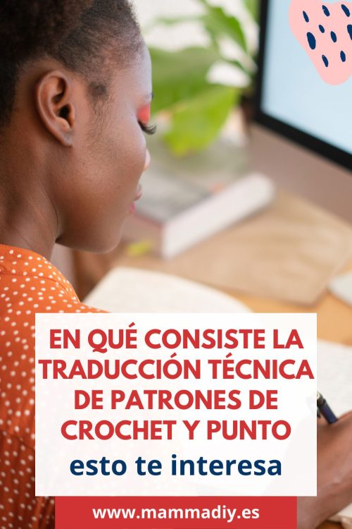 traducción técnica de patrones de crochet y punto