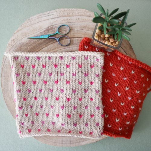 tejer-a-dos-agujas-para-principiantes-jacquard-fair-isle-stranded-knitting-por-cecilia-losada-club-de-tejido-mammadiypatterns granny fair isle con punto jacquard