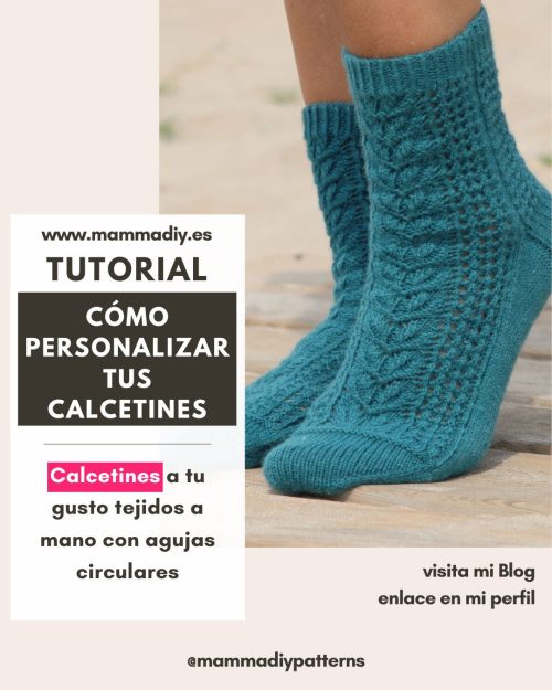 tejer calcetines con agujas circulares