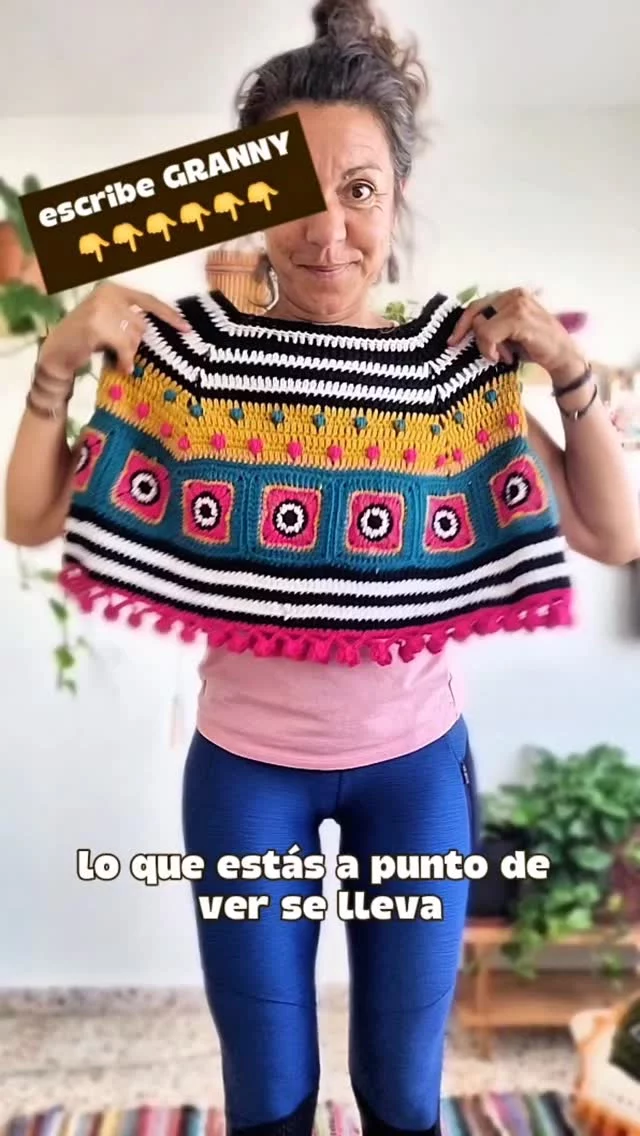 ¿Un simple Granny convertido en ropa que SÍ te pondrías?
Lo estás viendo.
🧶 Aprende a tejerlo y a transformarlo en prendas reales en mi
Clase Magistral gratuita en mi @club.detejido : Del Granny al guardarropa
🗓️ 11, 12 o 13 de julio – 19:00h
💬 Escribe GRANNY y rellena el formulario 
#GrannySquare #ClaseDeGanchillo #ClubDeTejido